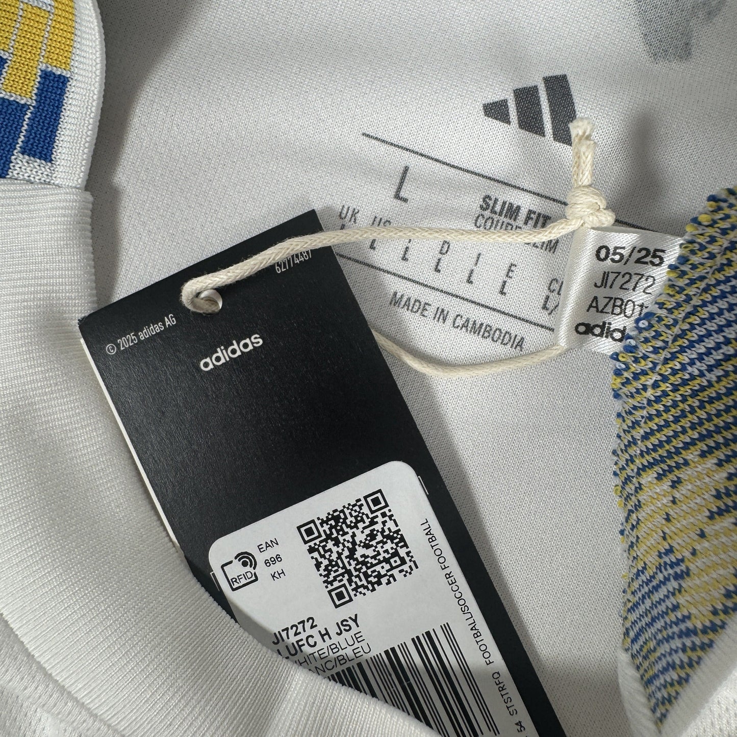Leeds United 2025/2026 Home Shirt Large BNWT