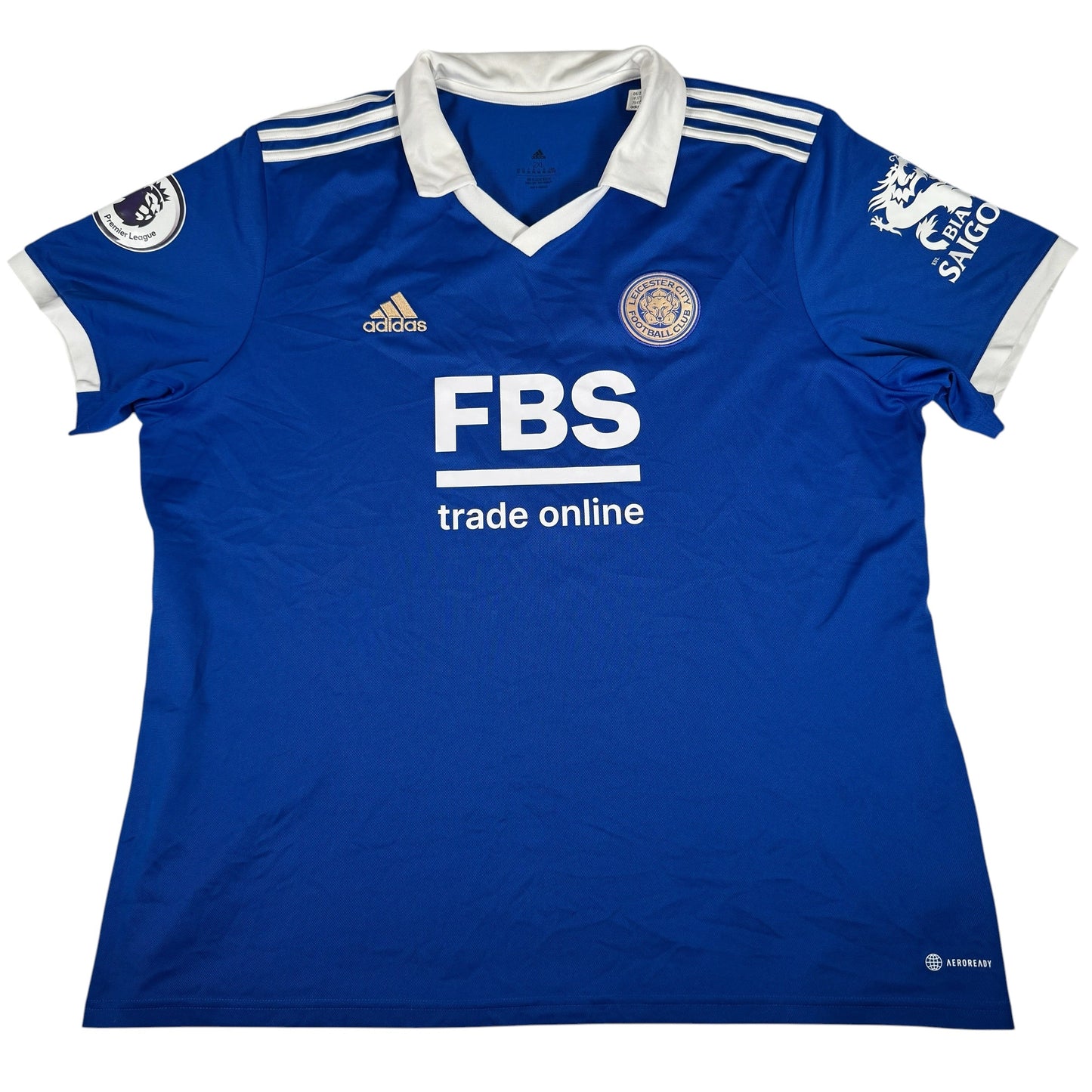 VARDY 9 Leicester City 2022/2023 Home Football Shirt 2XL