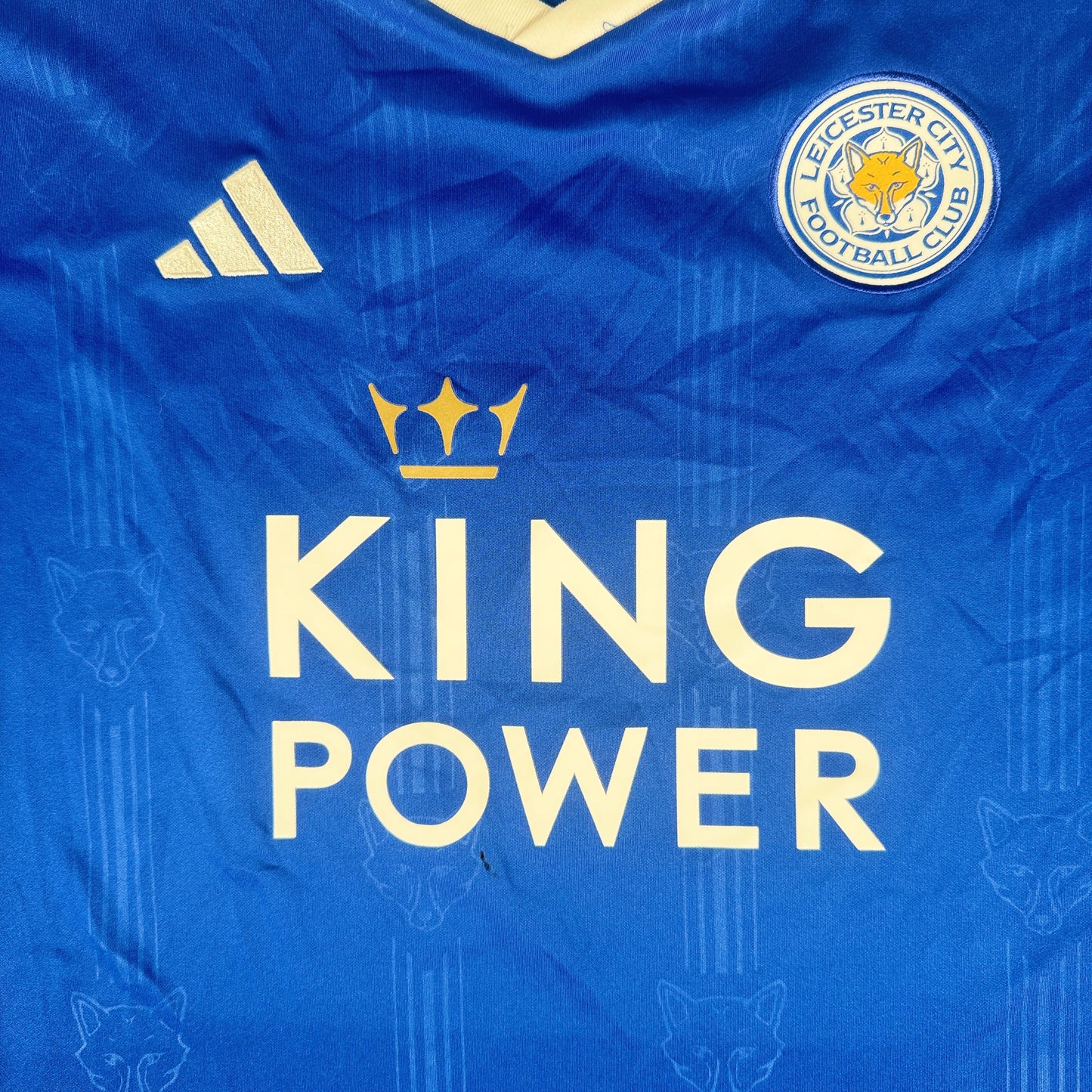 VARDY 9 Leicester City 2023/2024 Home Football Shirt 2XL