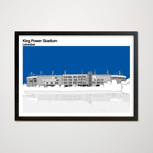 Leicester City FC Art Print of King Power Stadium