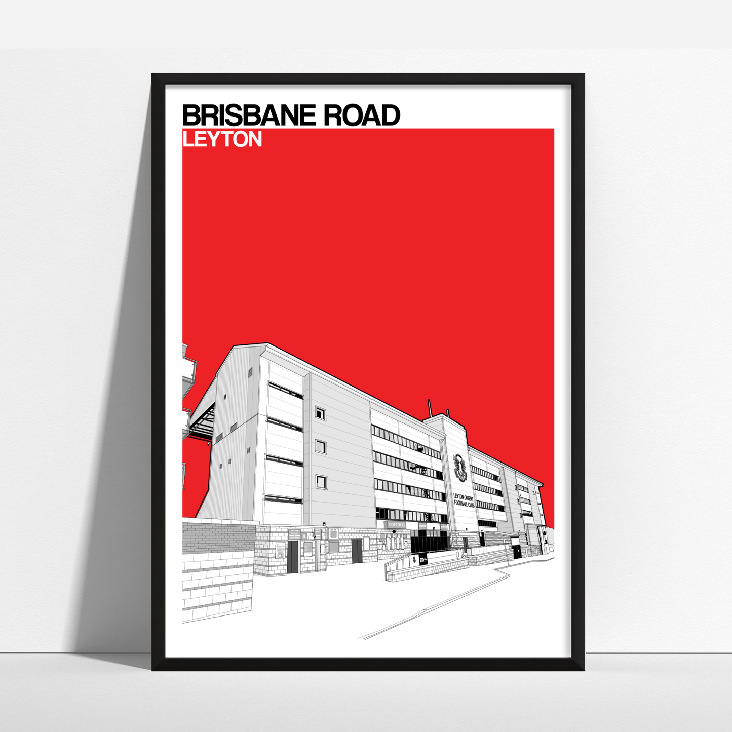 Leyton Orient F.C. Brisbane Road Stadium posters