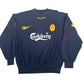 Liverpool 1997/1998/1999 Reebok Training Sweatshirt Medium