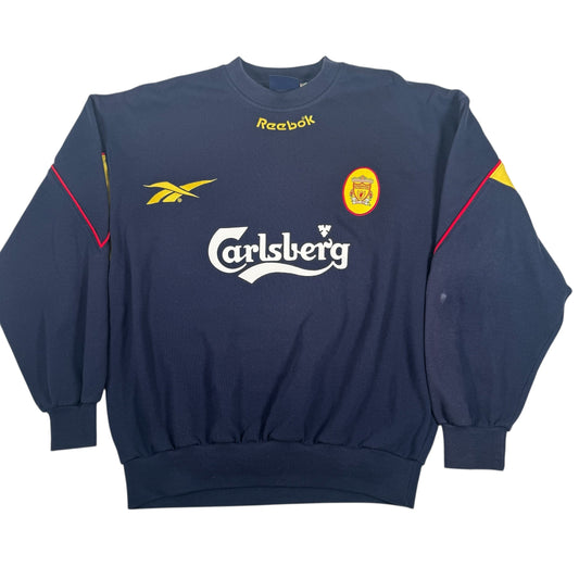 Liverpool 1997/1998/1999 Reebok Training Sweatshirt Medium