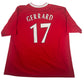 GERRARD 17 Liverpool 2002/2003/2004 Home Football Shirt 2XL