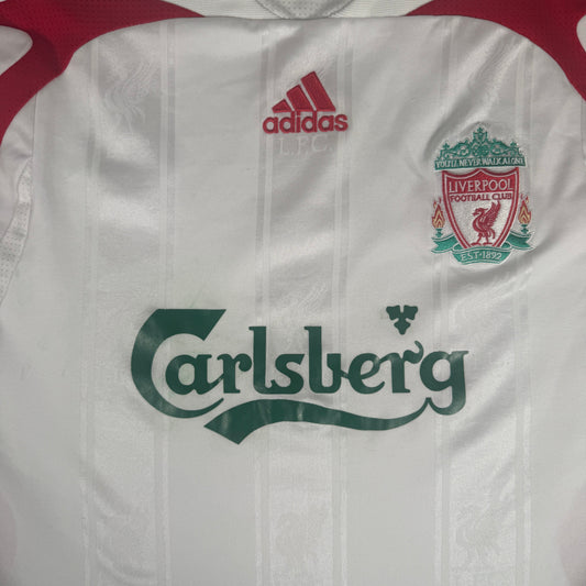 Liverpool 2007/2008 Away Football Shirt Large