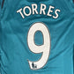 Liverpool 2008/2009 Third Long Sleeve Shirt Medium Torres 9