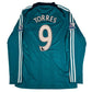 Liverpool 2008/2009 Third Long Sleeve Shirt Medium Torres 9