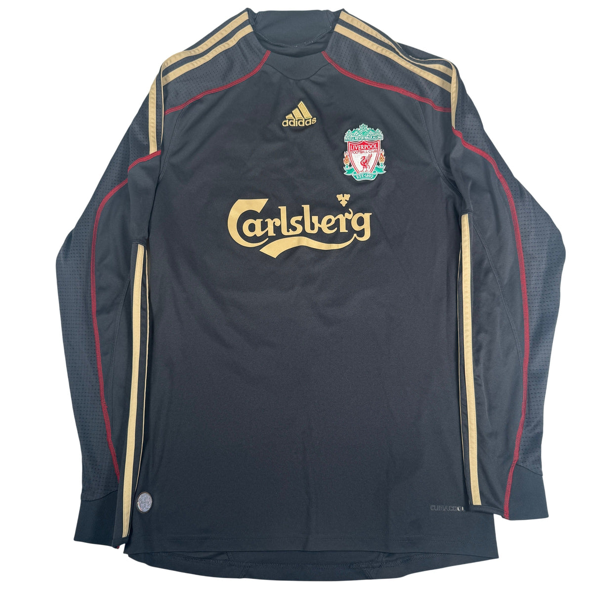 Liverpool 2009/2010 Away Long Sleeve Shirt Medium Insua 22