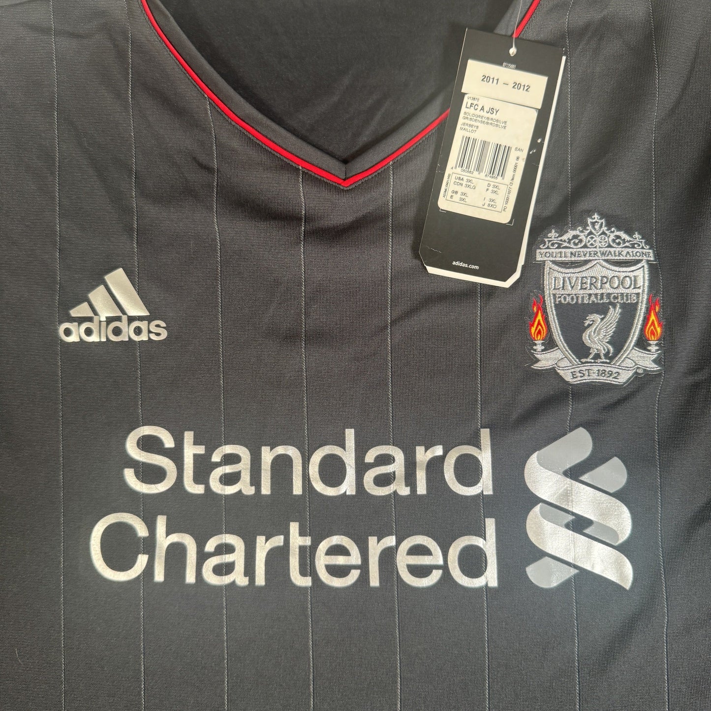 Liverpool 2011/2012 Away Football Shirt 3XL BNWT