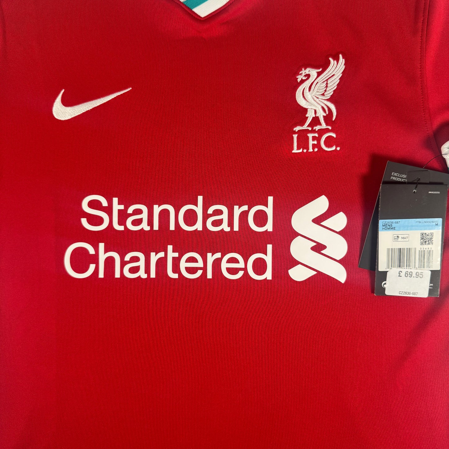 Liverpool 2020/2021 Home Football Shirt Medium BNWT