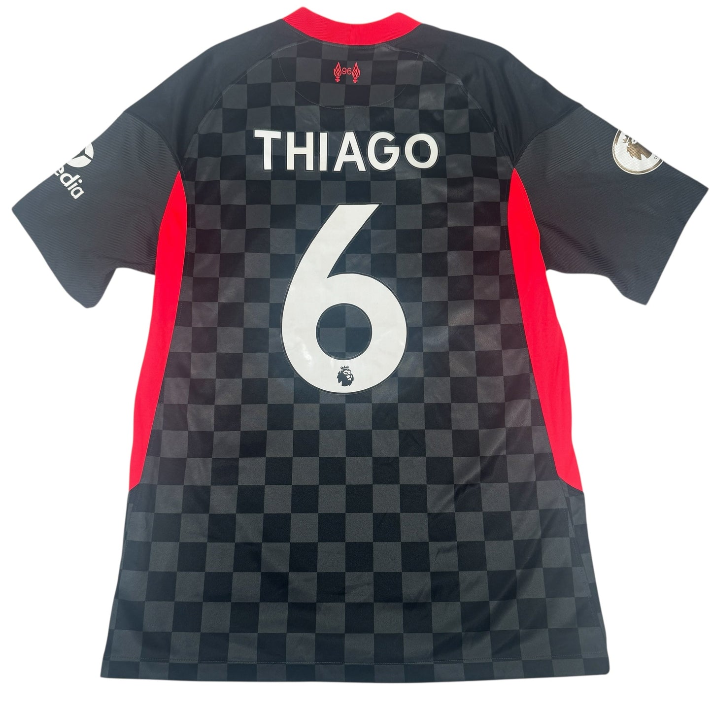THIAGO 6 Liverpool 2020/2021 Third Football Shirt Medium