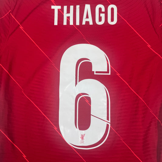 THIAGO 6 Liverpool 2021/2022 Home Dri-Fit ADV Football Shirt Medium