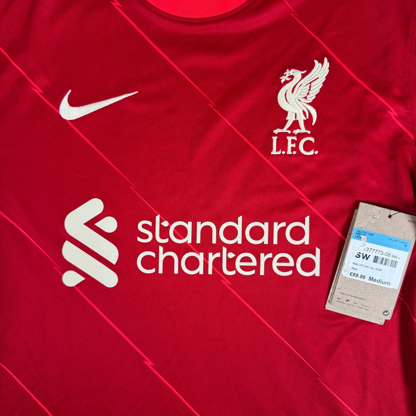 Liverpool 2021/2022 Home Shirt Medium BNWT