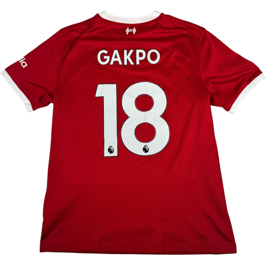 Liverpool 2023/2024 Home Shirt Medium GAKPO 18