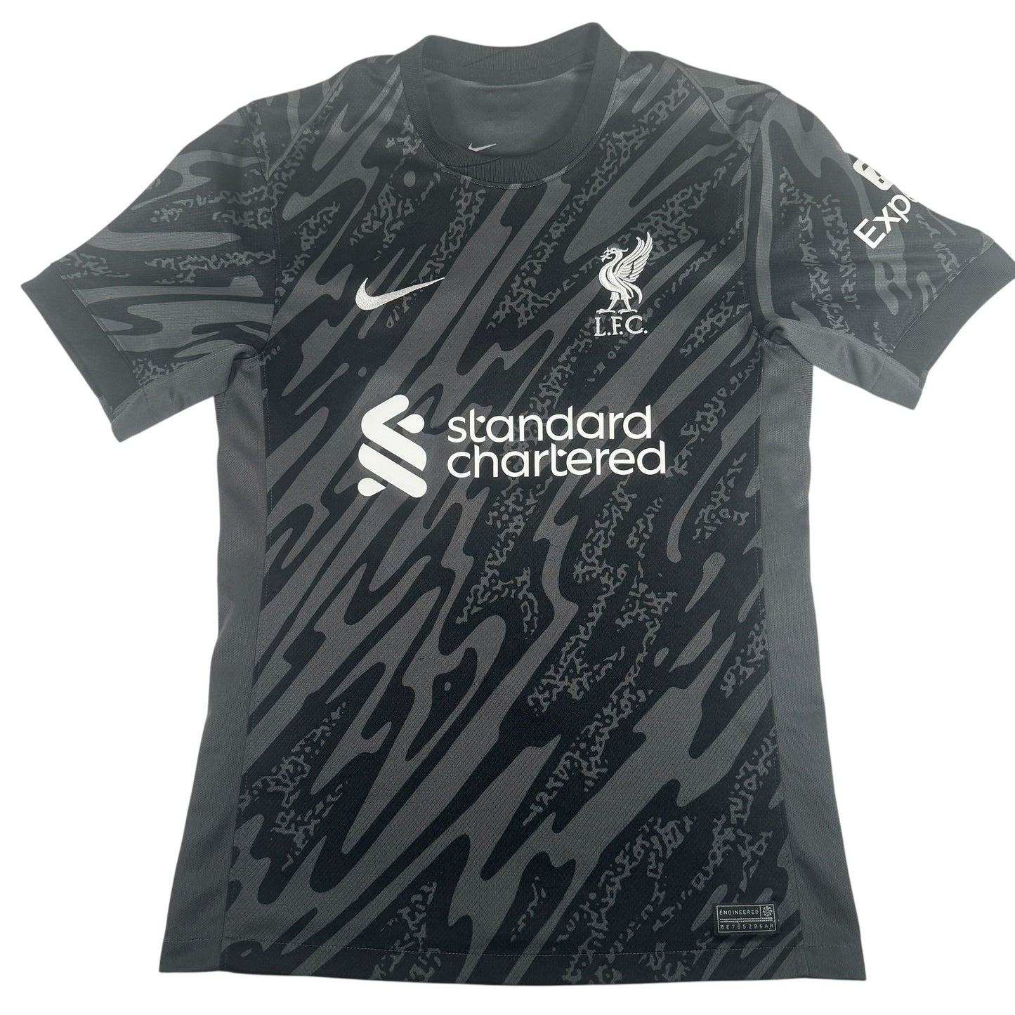A. BECKER 1 Liverpool 2024/2025 Goalkeeper Football Shirt Small