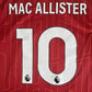 Mac Allister 10 Liverpool 2024/2025 Home Football Shirt Medium