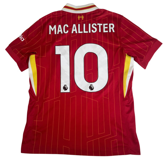 Liverpool 2024/2025 Home Shirt Medium - Mac Allister 10