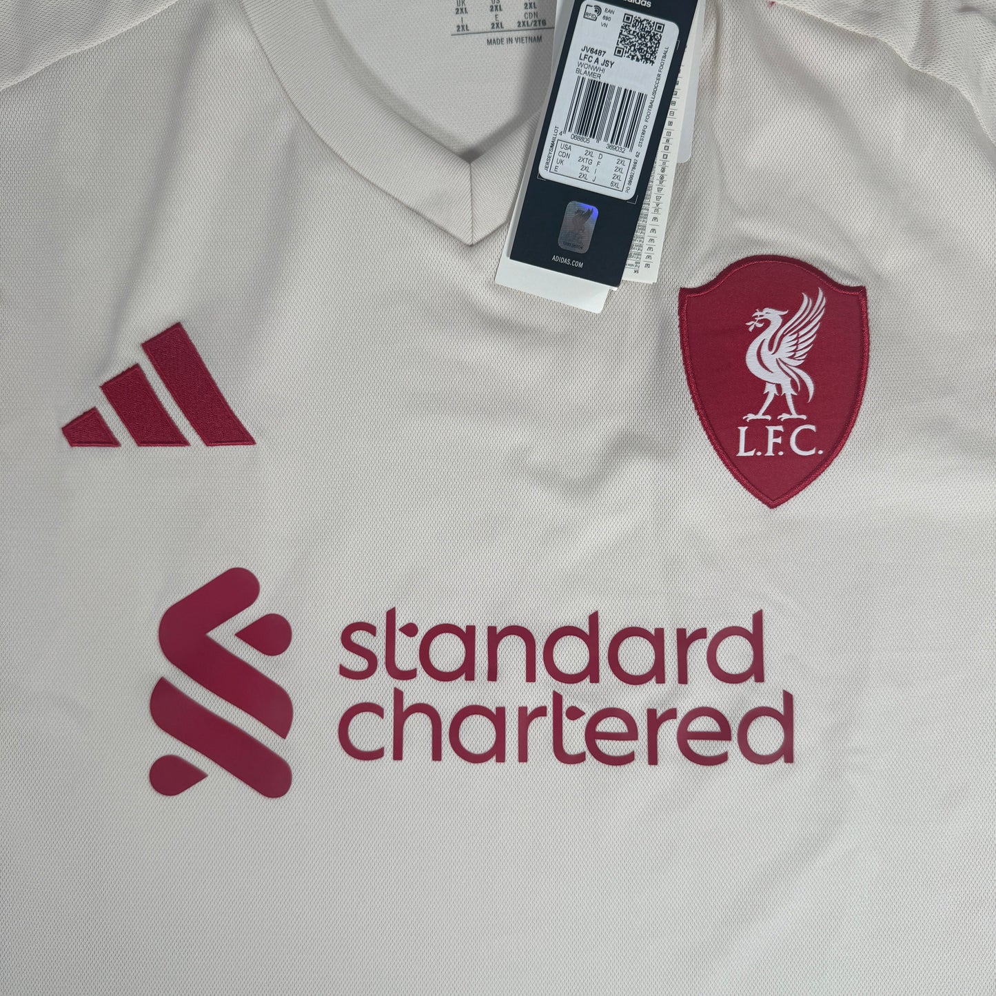 Liverpool 2025/2026 Away Football Shirt 2XL BNWT