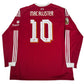 MAC ALLISTER 10 Liverpool 2025/2026 Home Long Sleeve Football Shirt 2XL