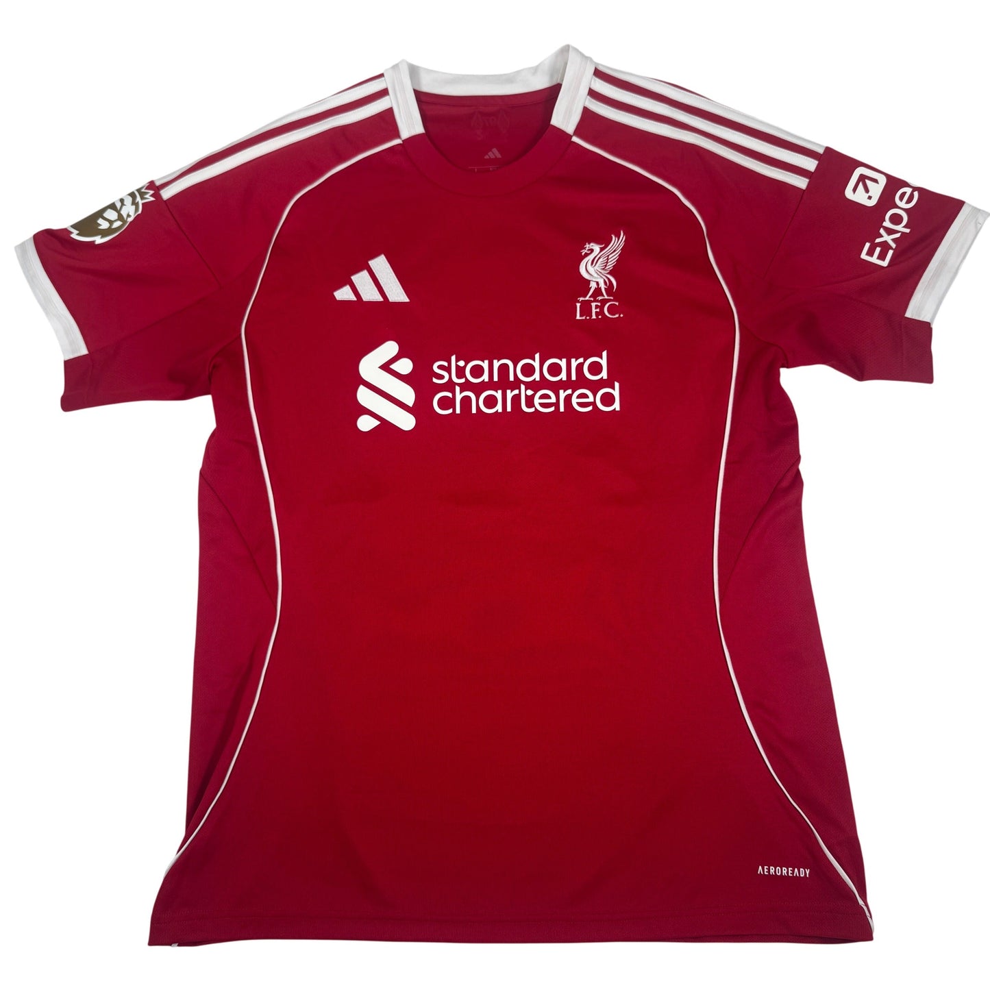 Diogo J 20 Liverpool 2025/2026 Home Football Shirt Large