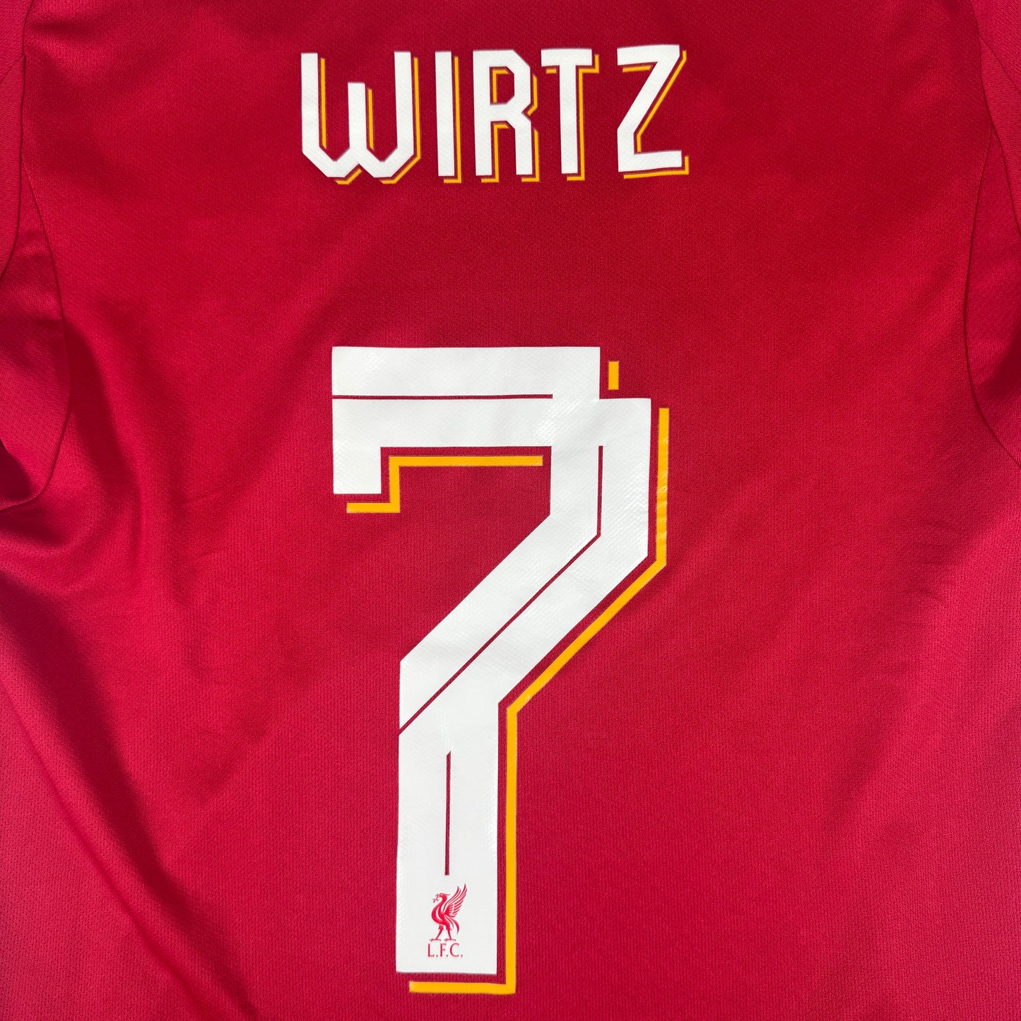 WIRTZ 7 Liverpool 2025/2026 Home Football Shirt Small