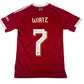 WIRTZ 7 Liverpool 2025/2026 Home Football Shirt Small