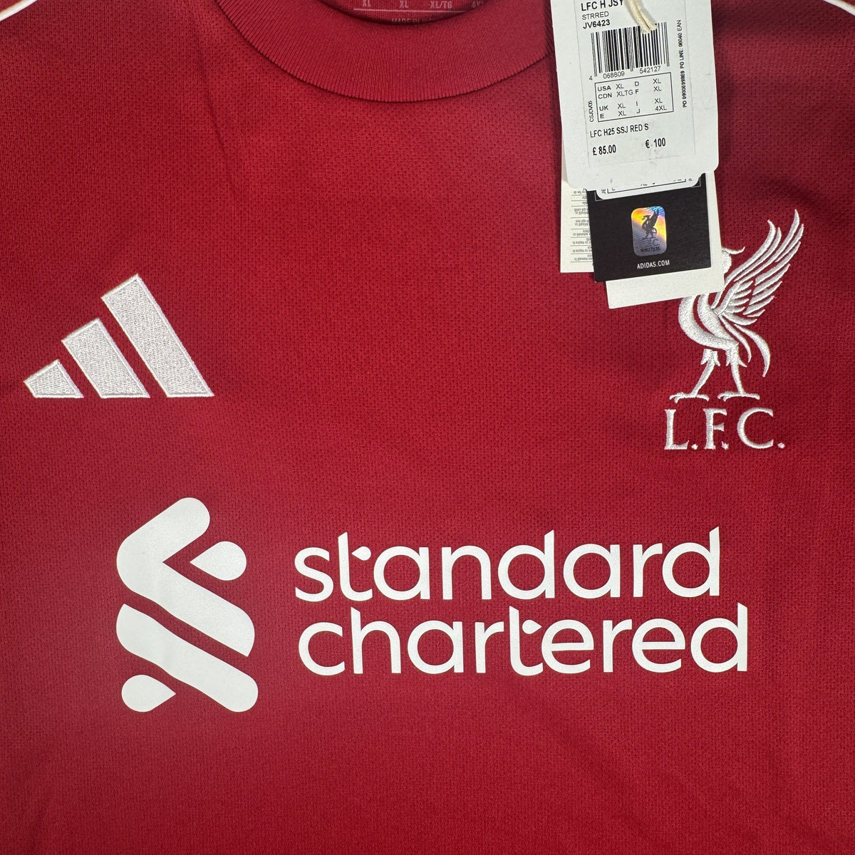 Liverpool 2025/2026 Home Shirt XL BNWT