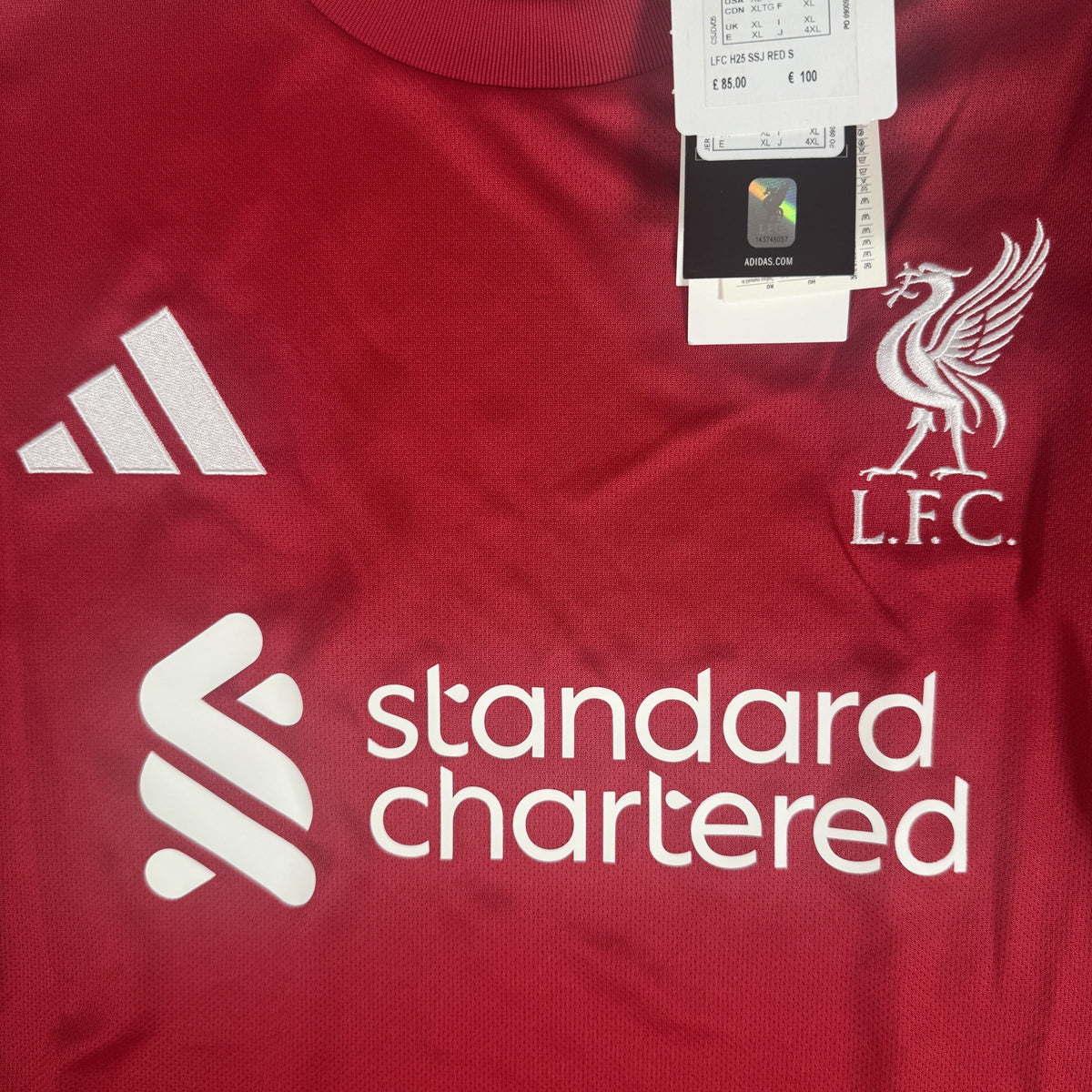 Liverpool 2025/2026 Home Shirt XL BNWT