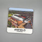 Liverpool FC coaster of Anfield aerial view