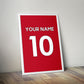 Personalised Football Shirt Print