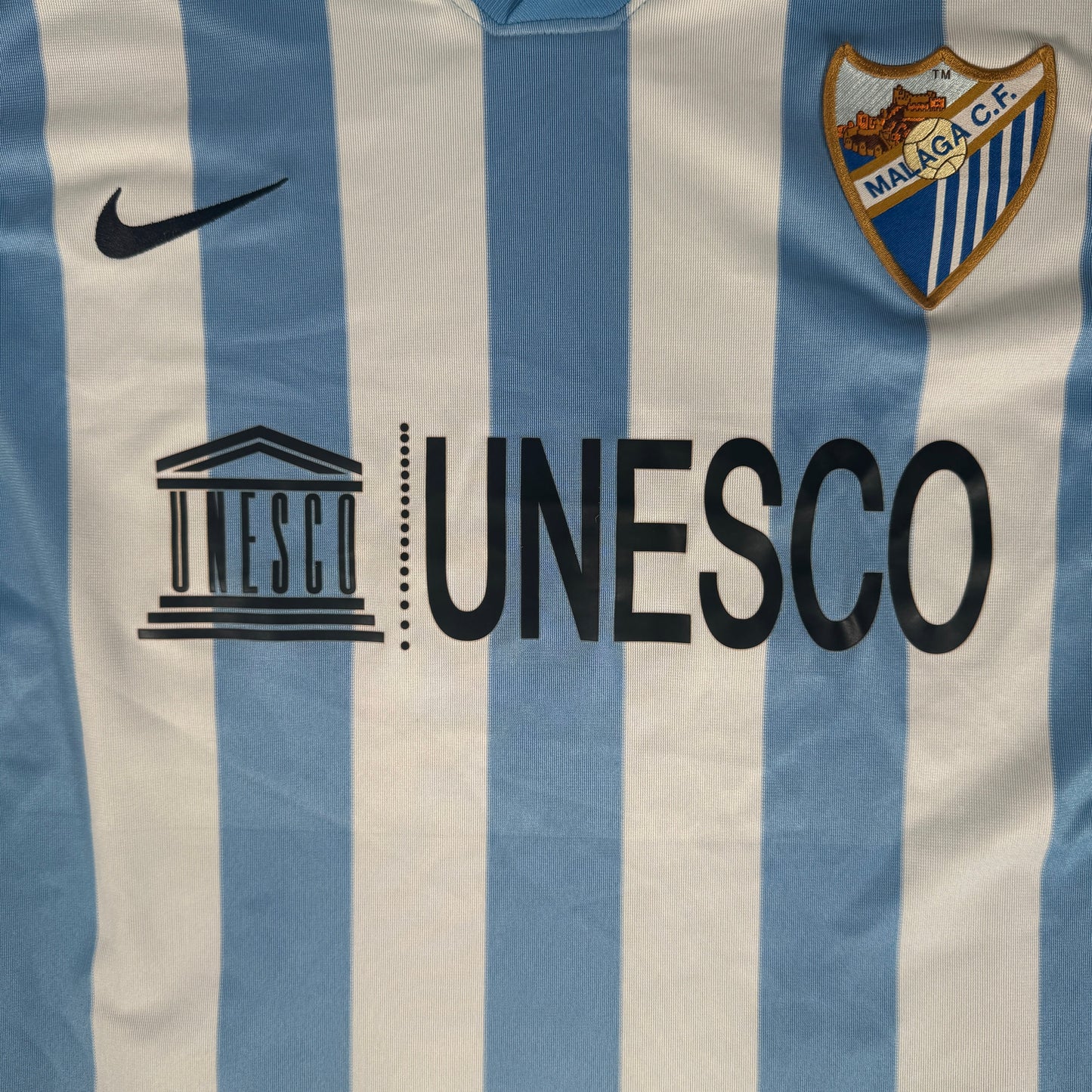 Malaga 2014/2015 Home Football Shirt Medium
