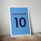 Personalised Football Shirt Print