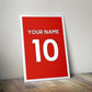 Personalised Football Shirt Print