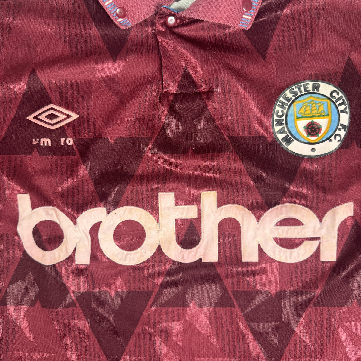Manchester City 1990/1991/1992 Away Shirt Large