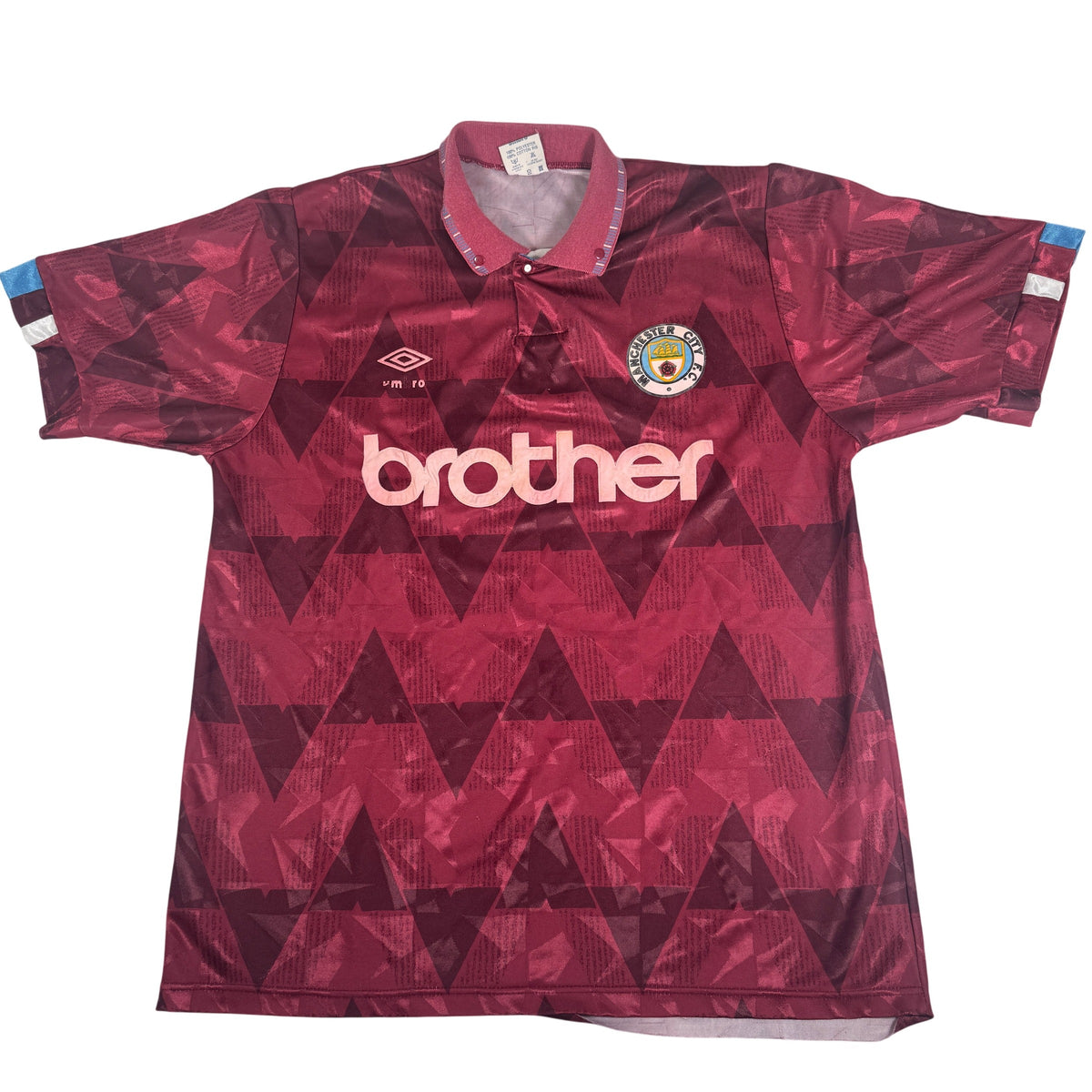 Manchester City 1990/1991/1992 Away Shirt Large