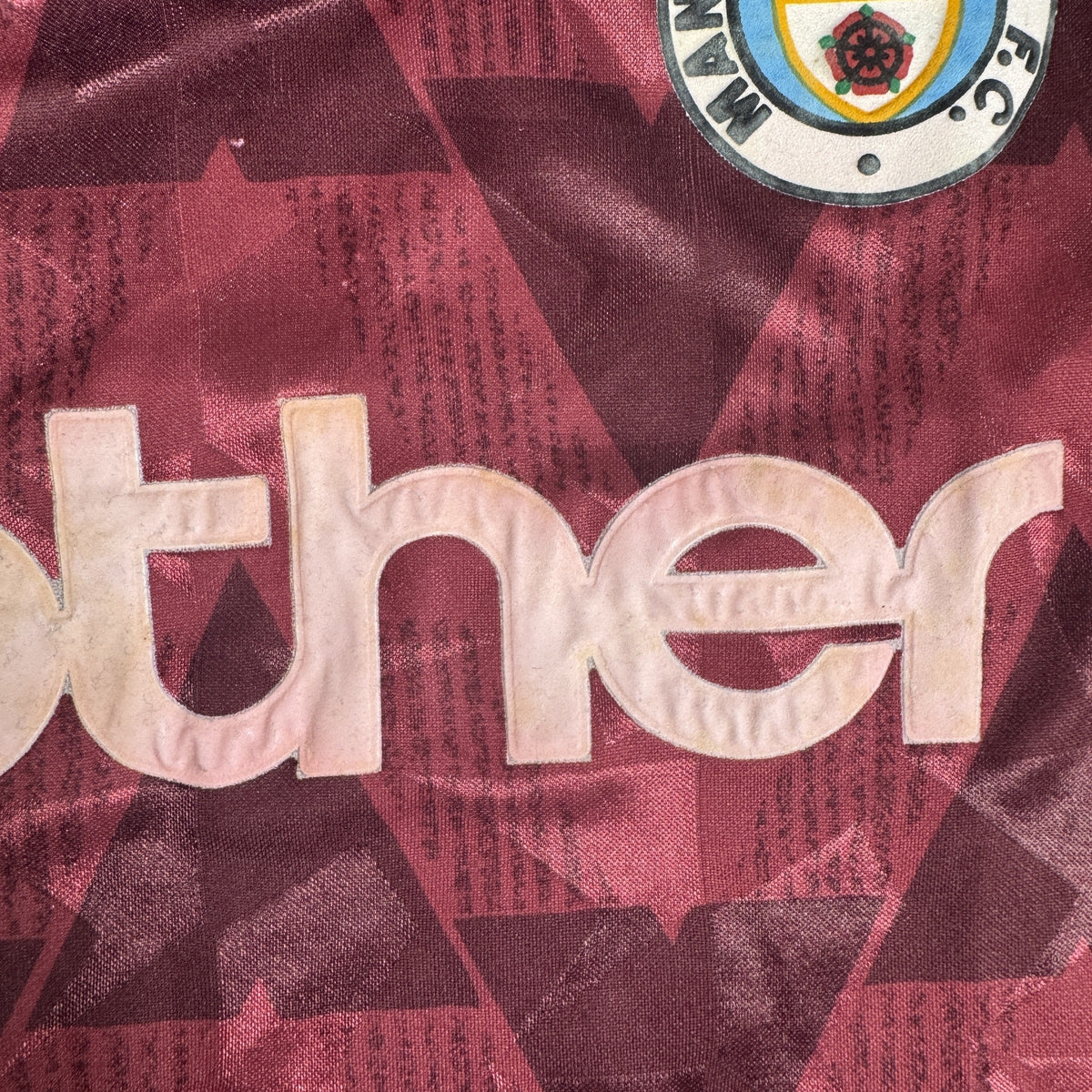 Manchester City 1990/1991/1992 Away Shirt Large