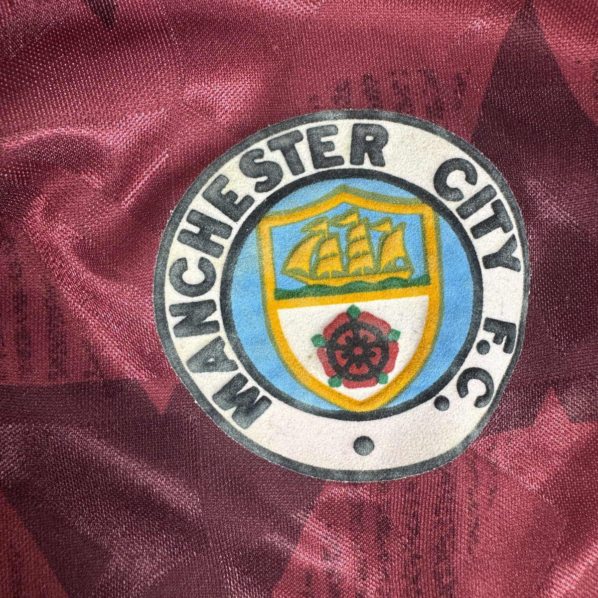 Manchester City 1990/1991/1992 Away Shirt Large
