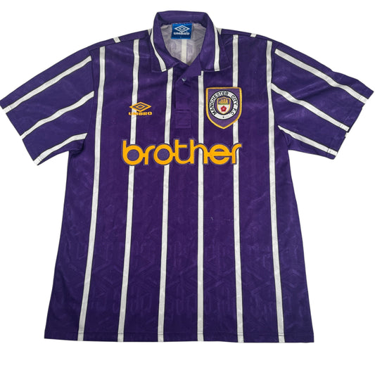 Manchester City 1992/1993/1994 Away Shirt Large