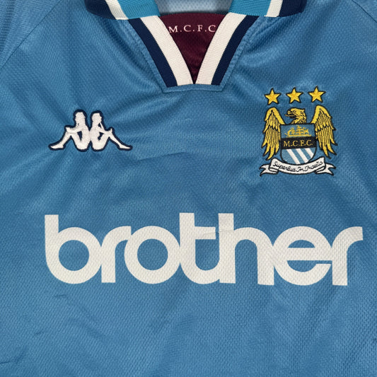 Manchester City 1997/1998/1999 Home Football Shirt XL