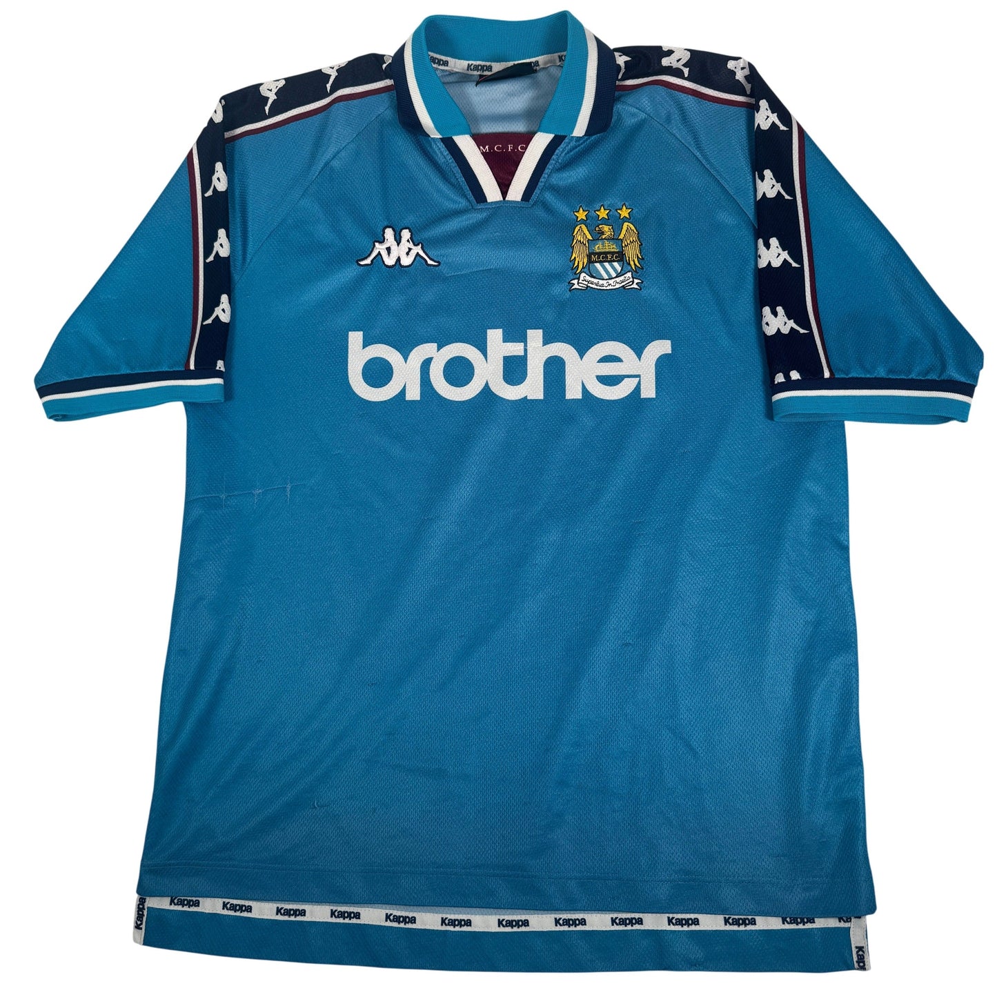Manchester City 1997/1998/1999 Home Football Shirt XL
