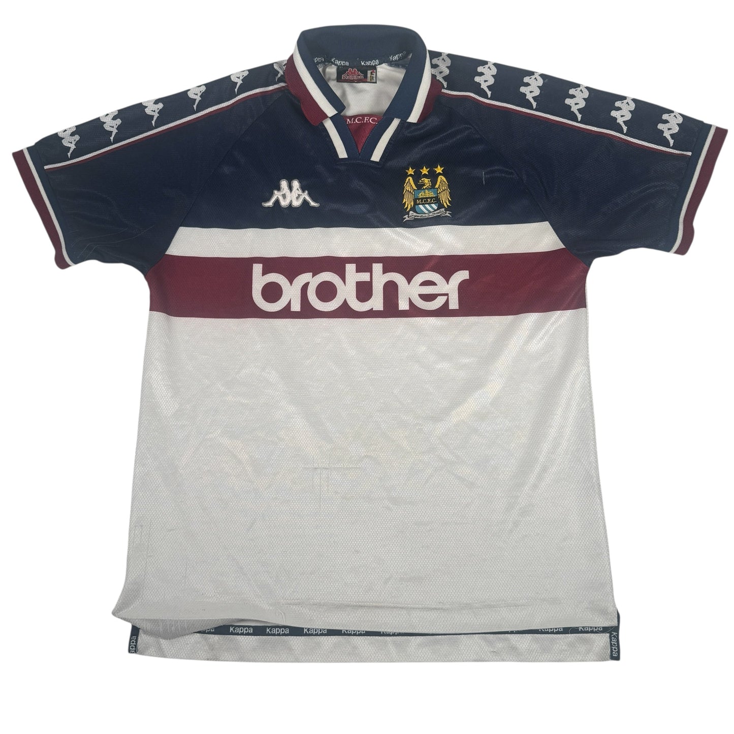 Manchester City 1997/1998 Away Football Shirt Large