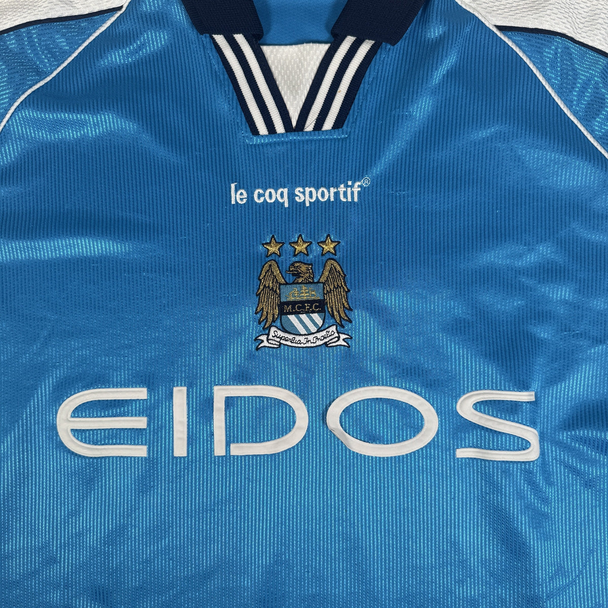 Manchester City 1999/2000/2001 Home Shirt Large