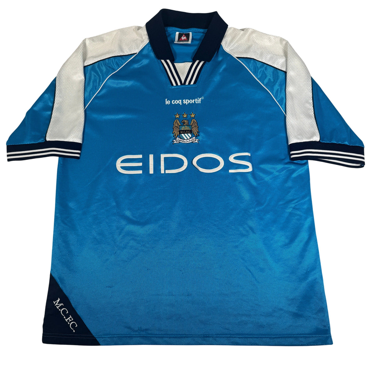 Manchester City 1999/2000/2001 Home Shirt Large