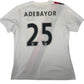 ADEBAYOR 25 Manchester City 2009/2010/2011 Third Football Shirt Large