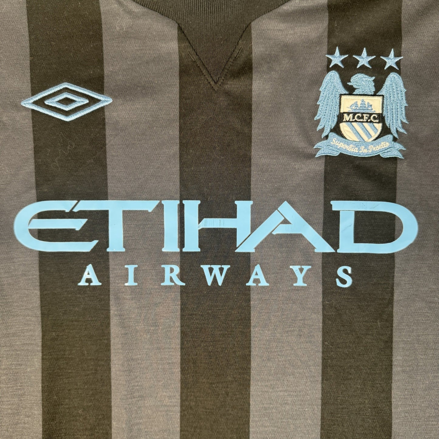 Manchester City 2012/2013 Third Long Sleeve Football Shirt Large
