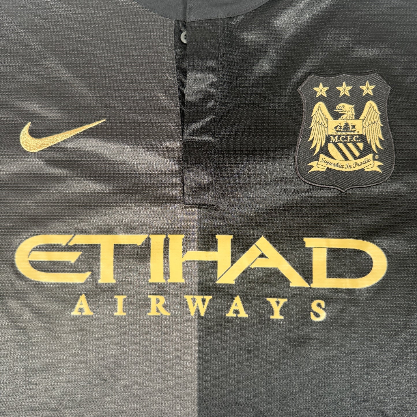 Manchester City 2013/2014 Player Spec Away Football Shirt XXL