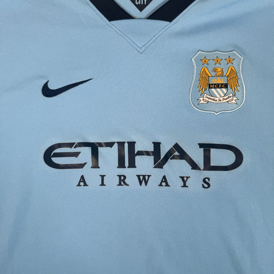 Manchester City 2014/2015 Home Football Shirt Womens XL
