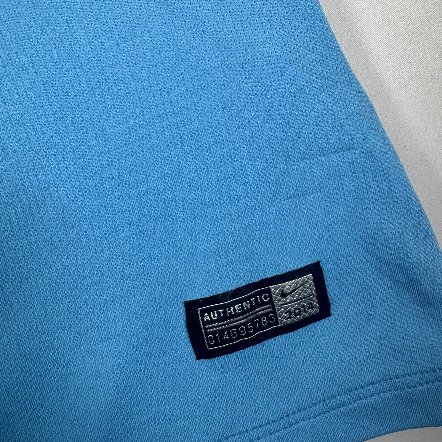 Manchester City 2014/2015 Home Football Shirt Womens XL