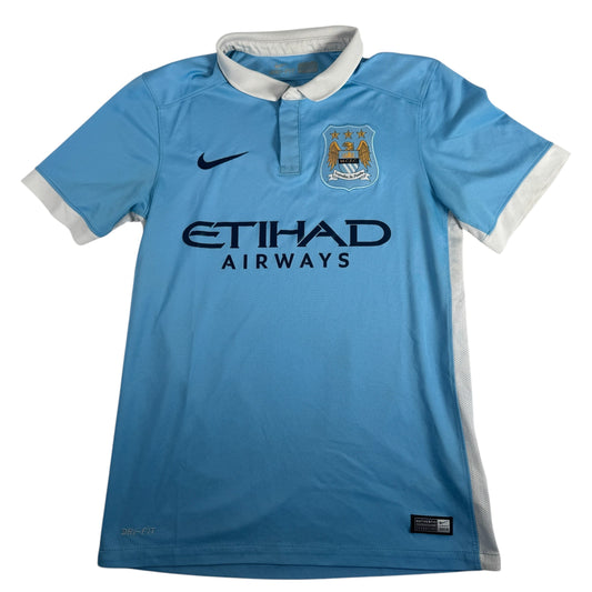 Manchester City 2015/2016 Home Football Shirt Small