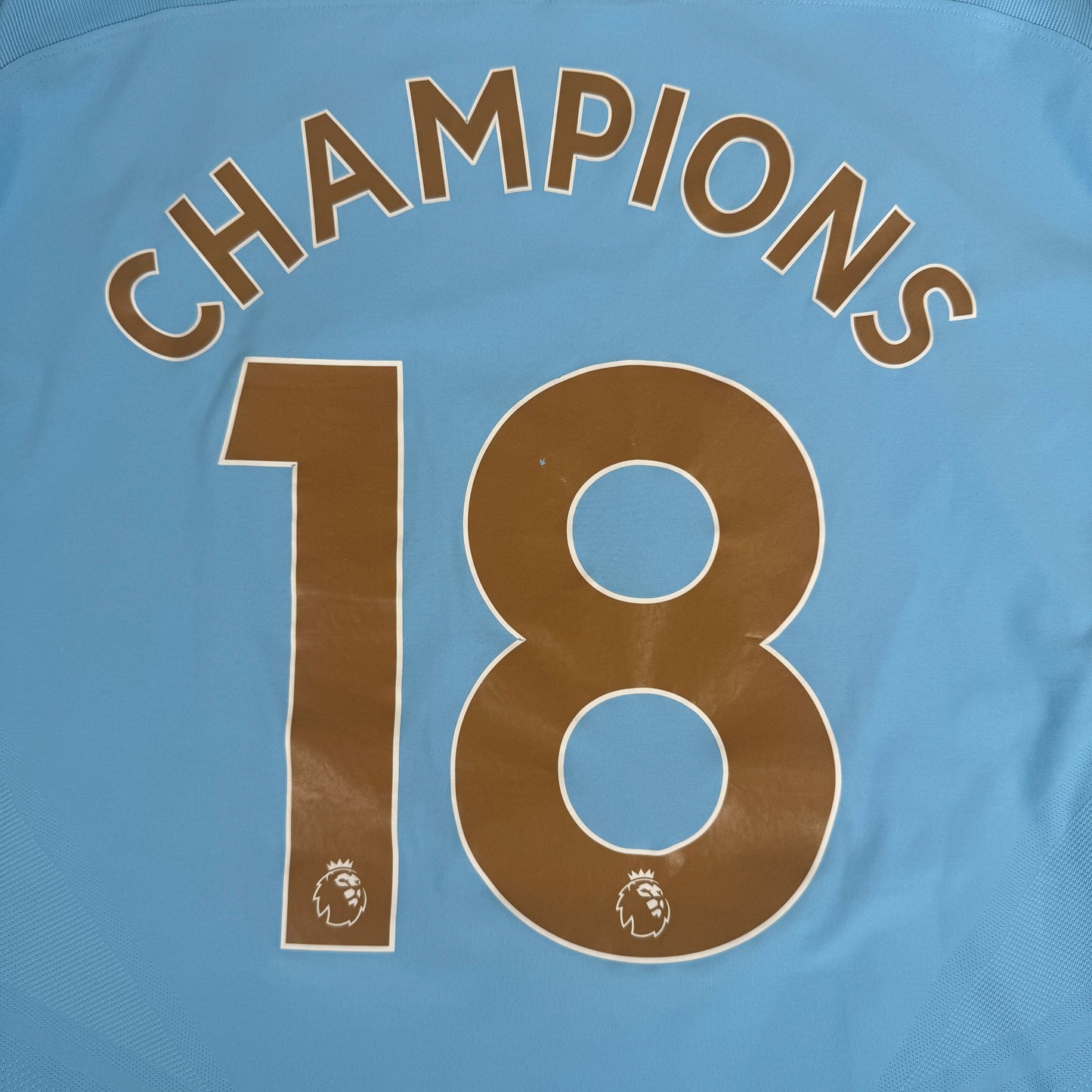 Manchester City 2017/2018 Home Player Spec Shirt 2XL